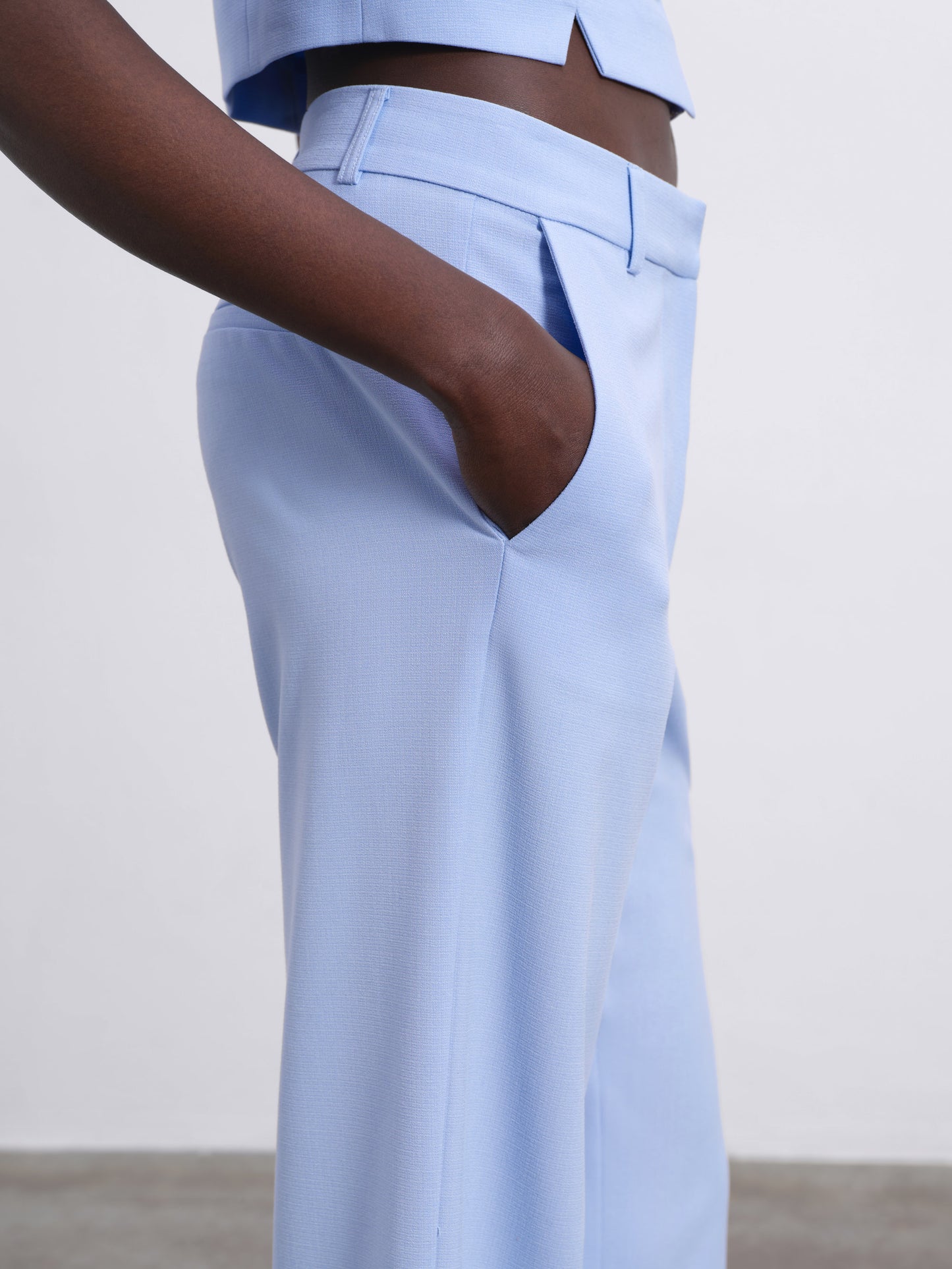 Aura Tailored Straight-Leg Trousers