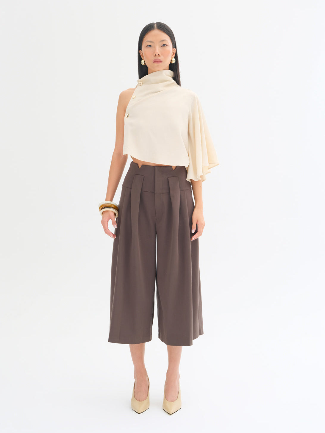 Simone Belt-Detail Bermuda Shorts