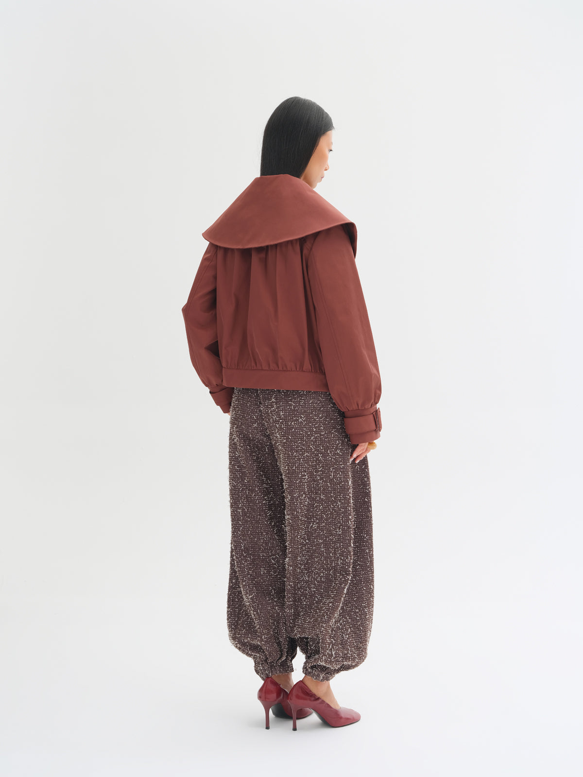 Alira Cape-Collar Jacket