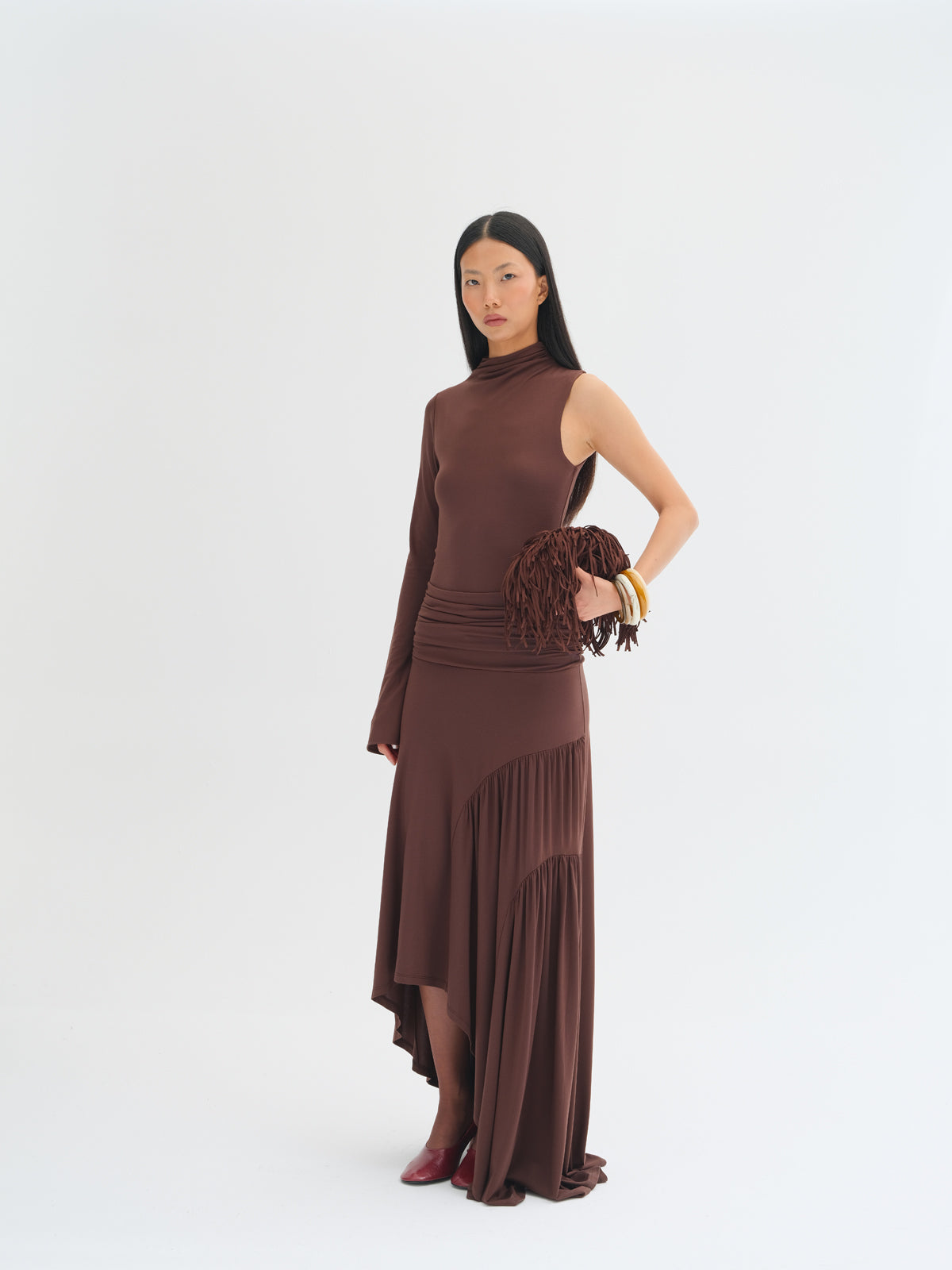 Odelle Ruched Maxi Dress