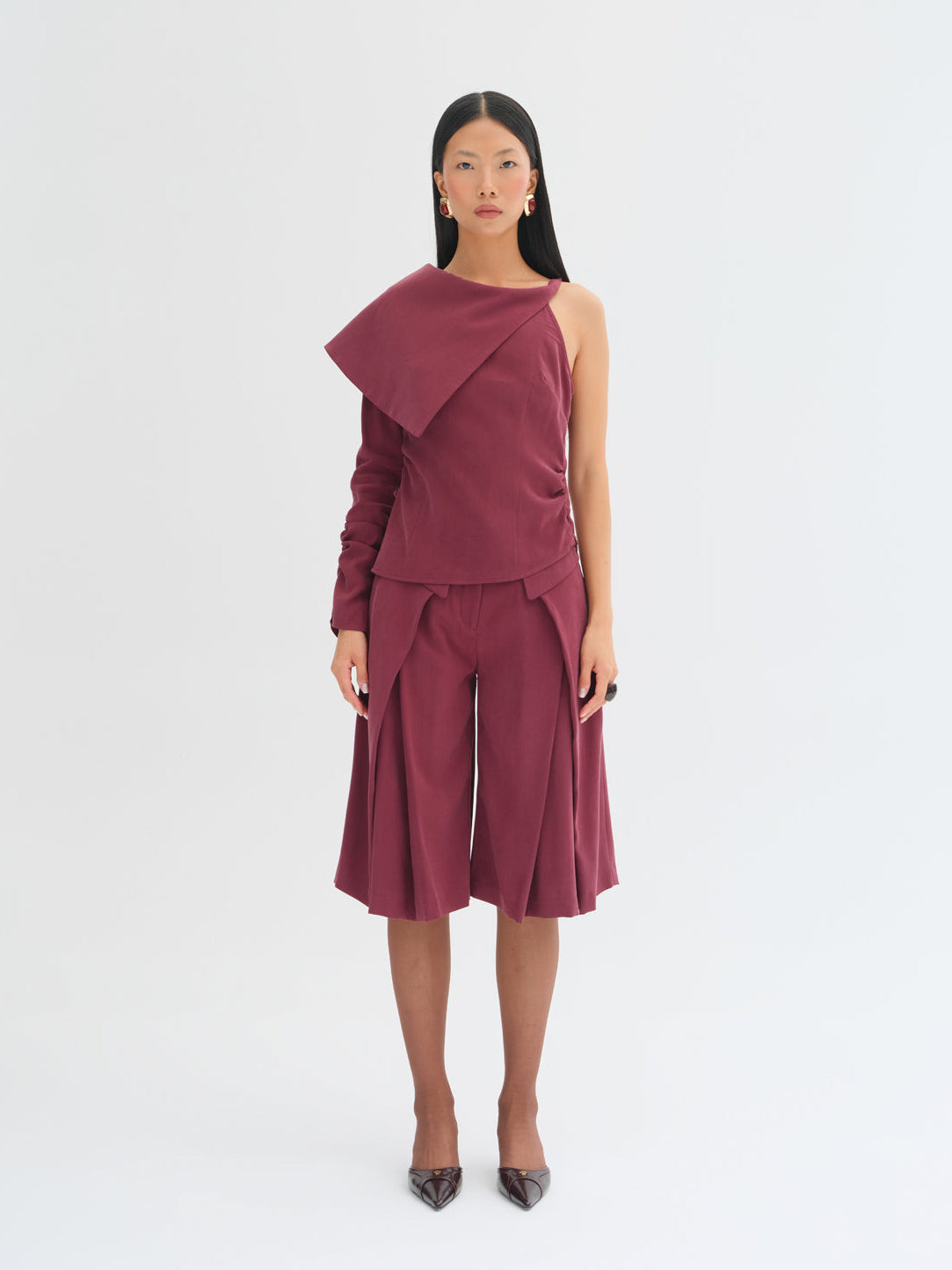 Valerie Foldover Bermuda Shorts