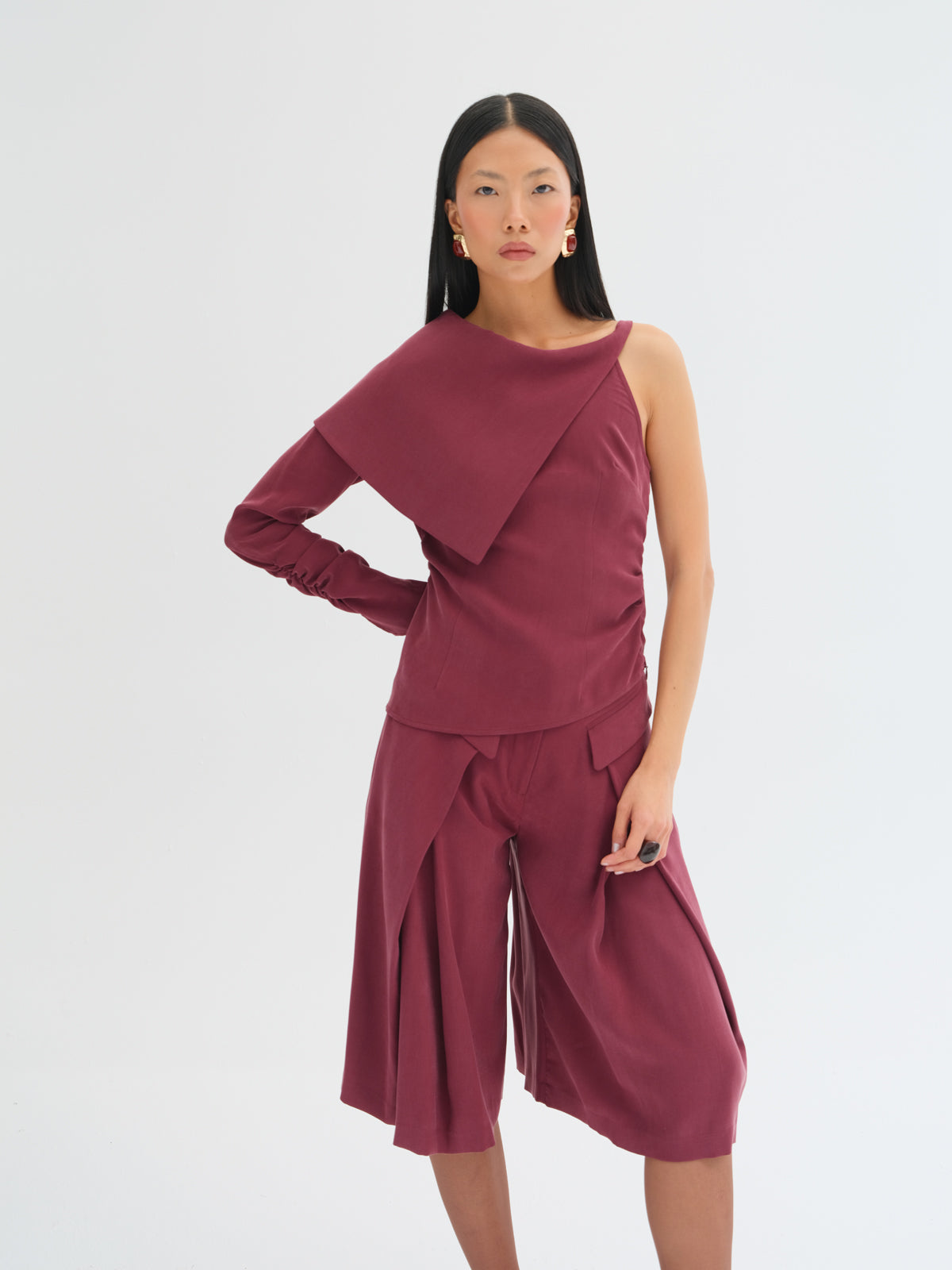 Valerie Foldover Bermuda Shorts