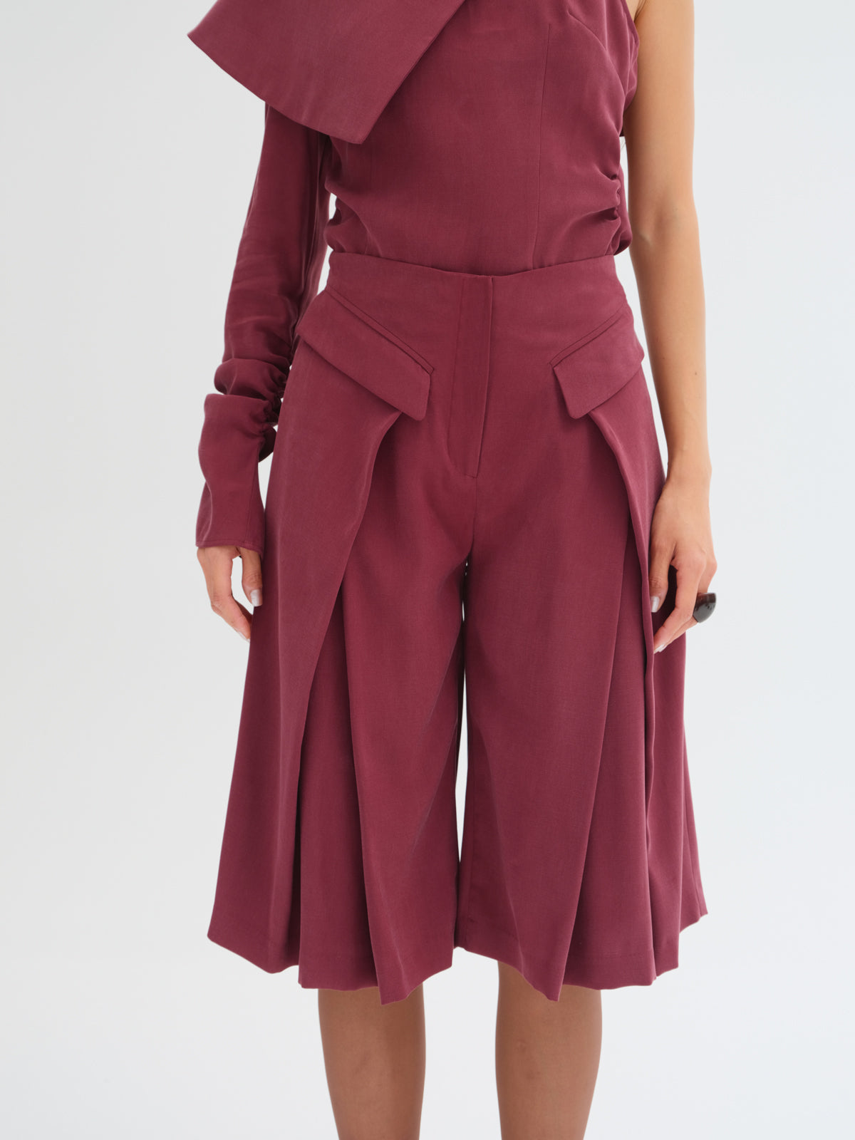 Valerie Foldover Bermuda Shorts