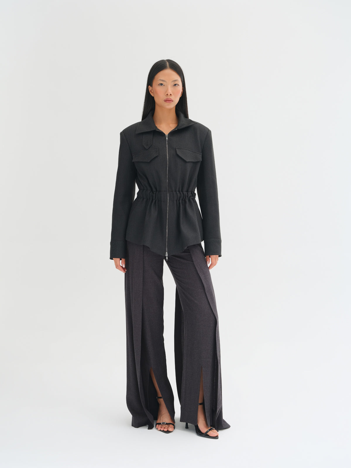 Toren Herringbone Utility Jacket
