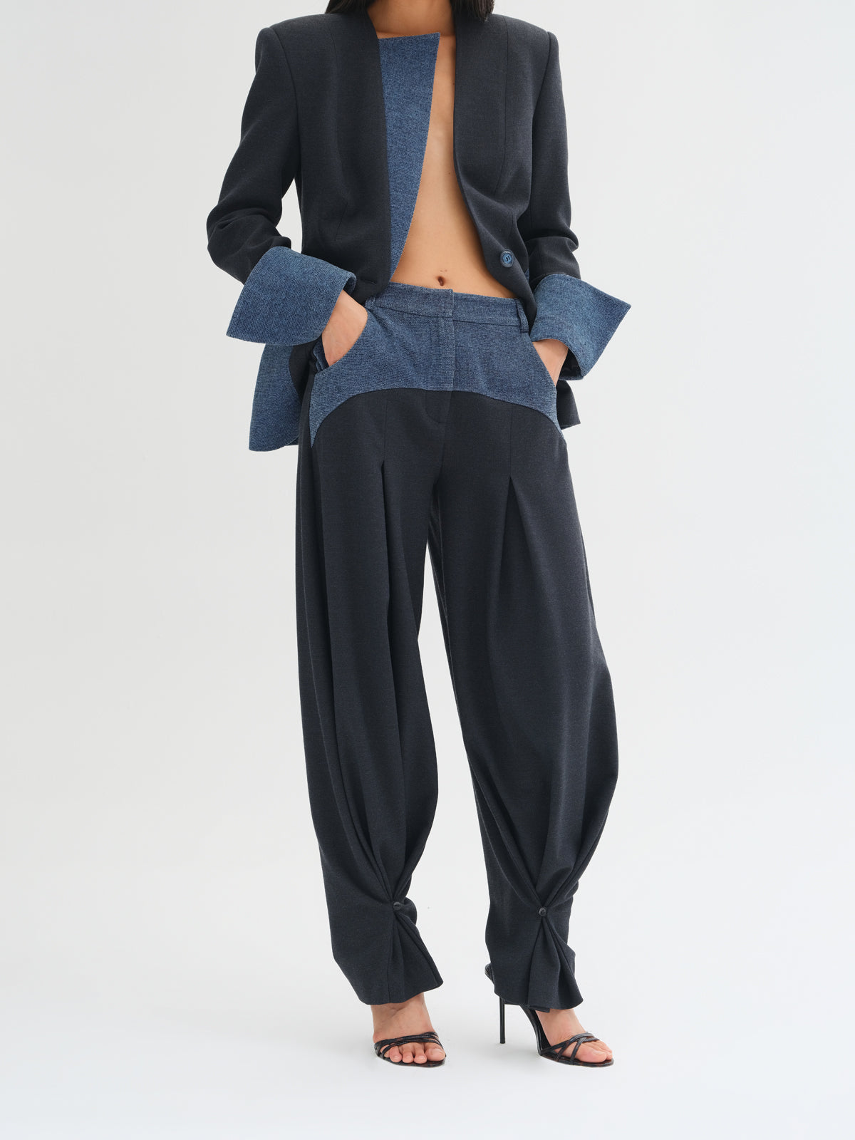 Noa Contrast-Panel Trousers