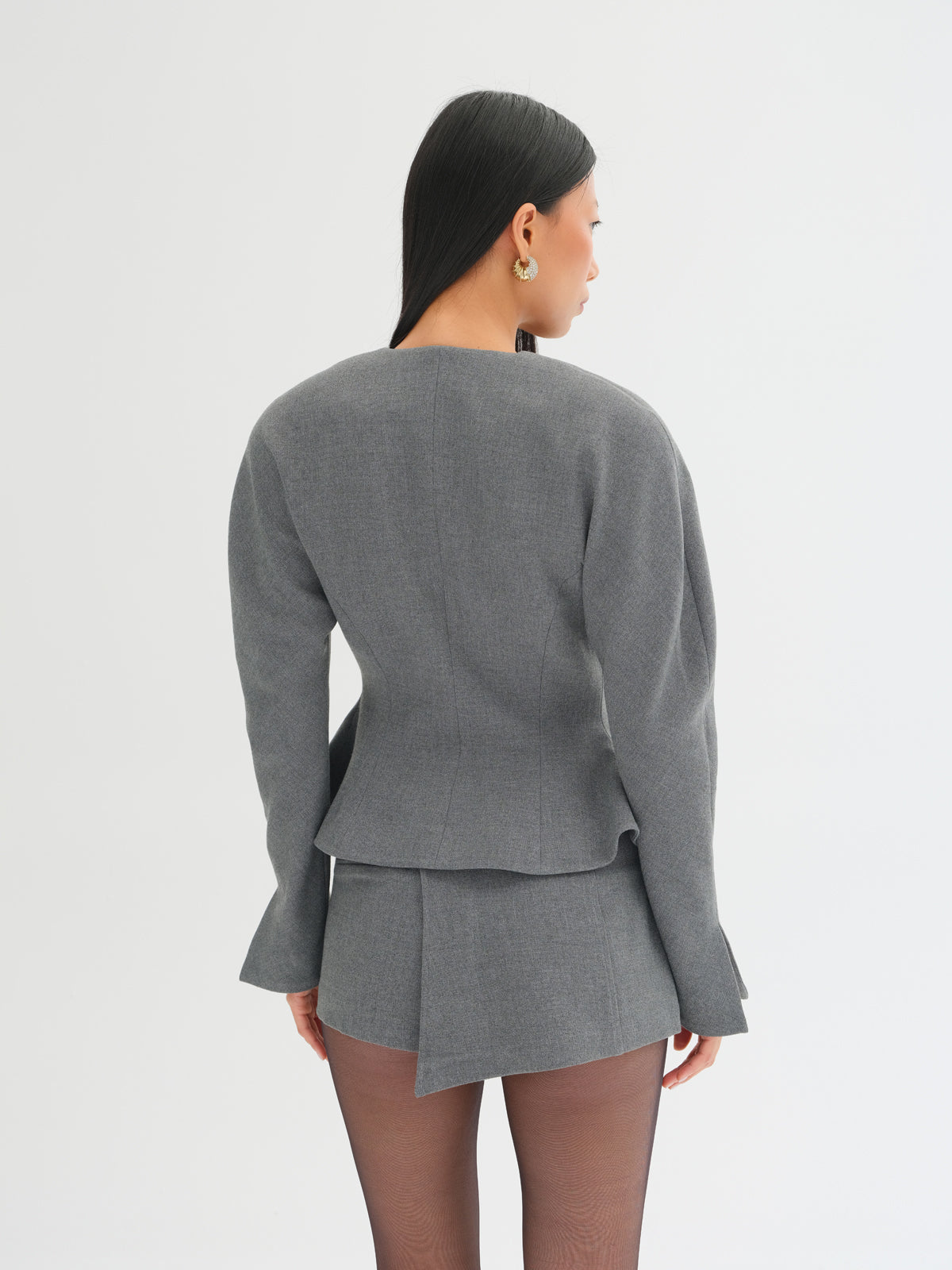 Celia Asymmetric Wrap Skort