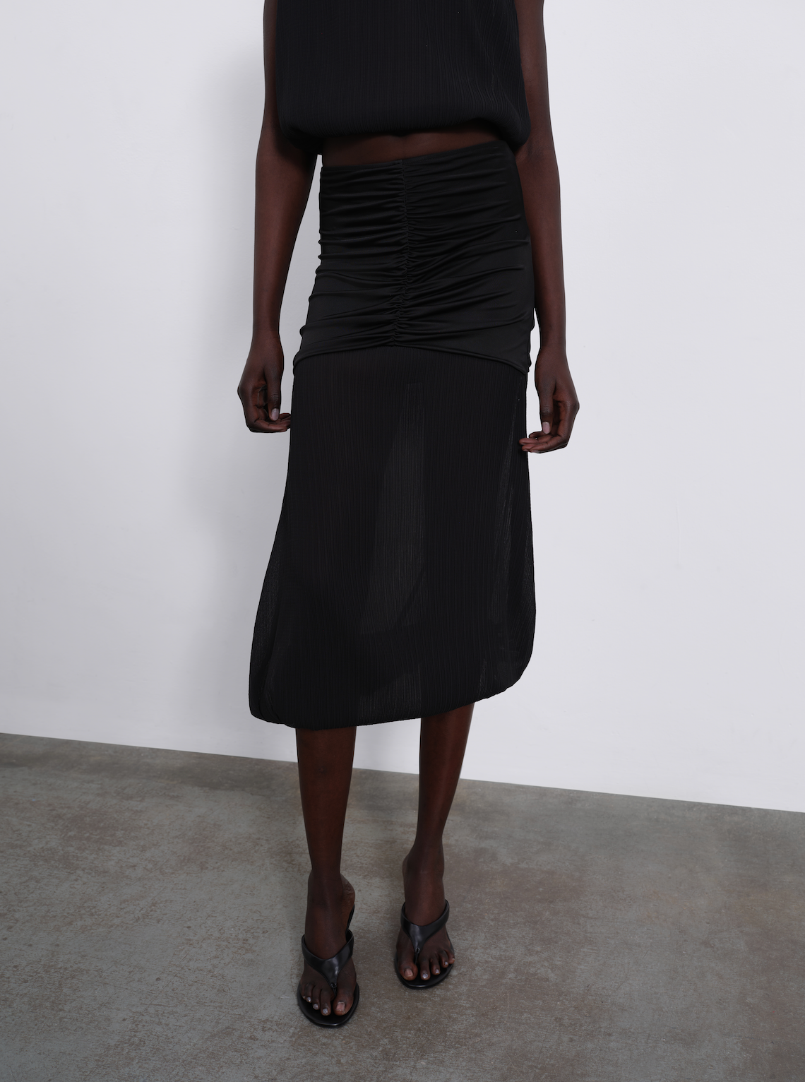 Ellen Pleated Balloon Skirt