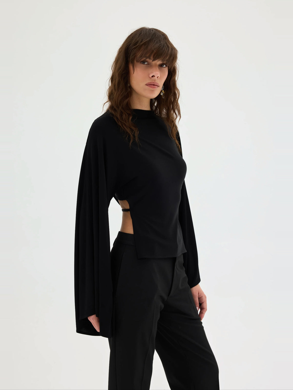 Delphine Seamless Open-Back Top