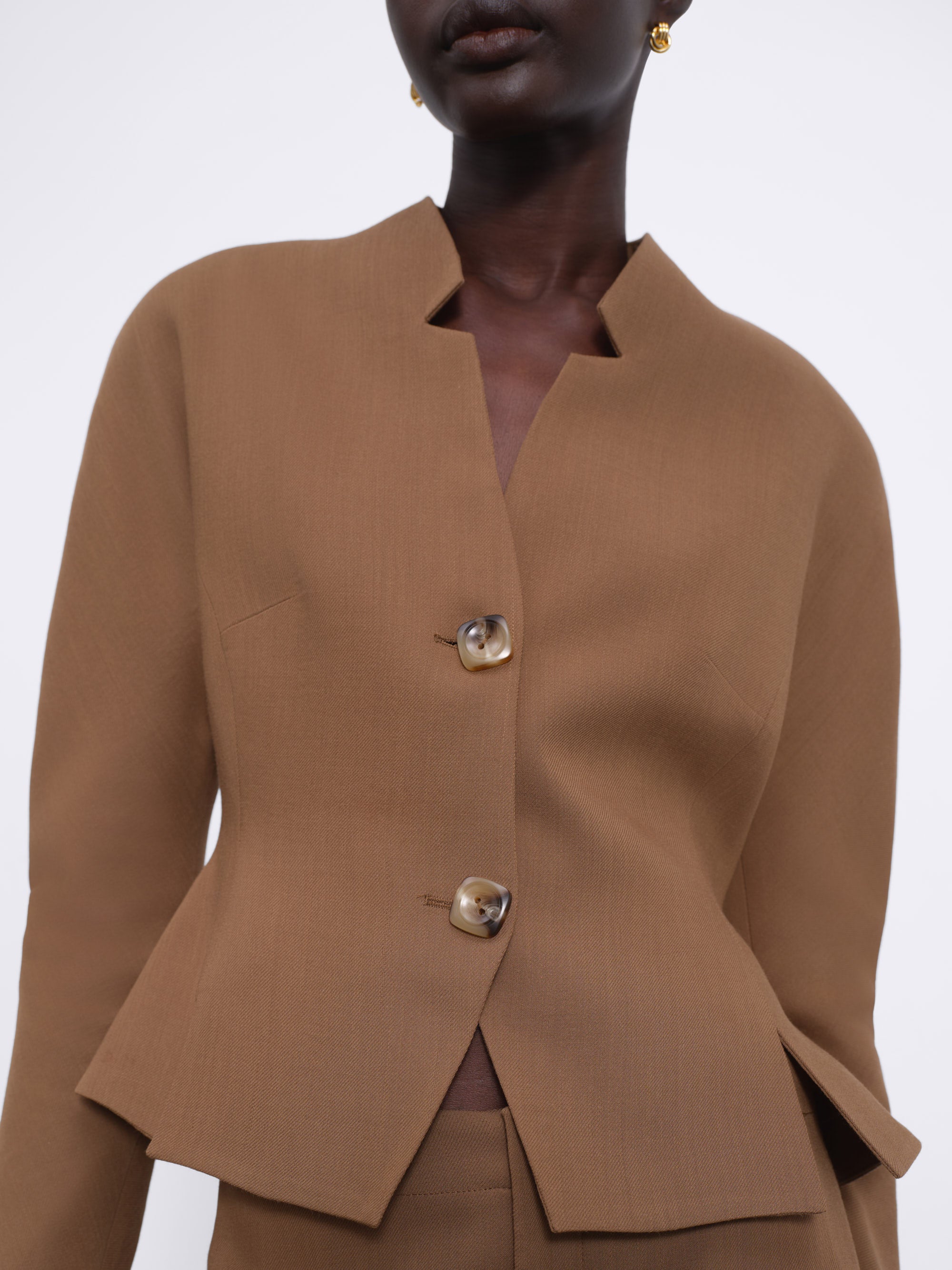 Eron Wool Sculpt Blazer