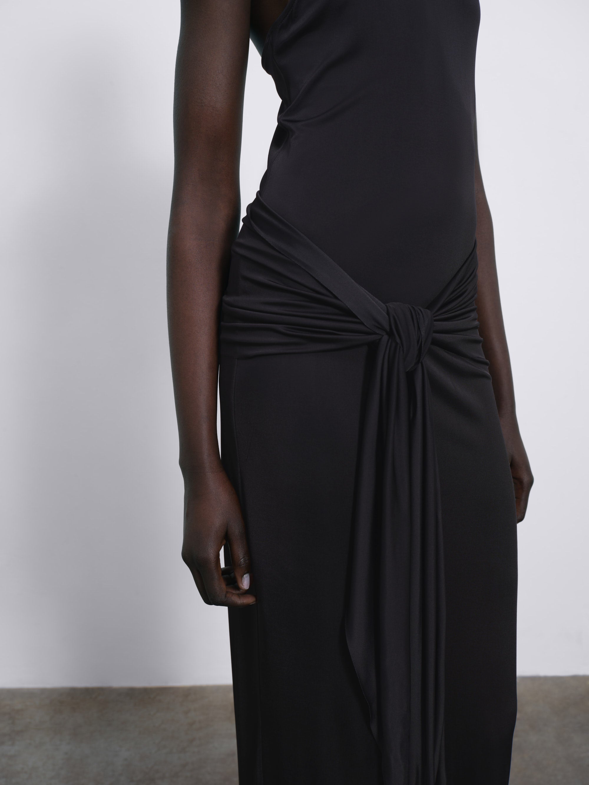 Kael Contour Tie Maxi Dress