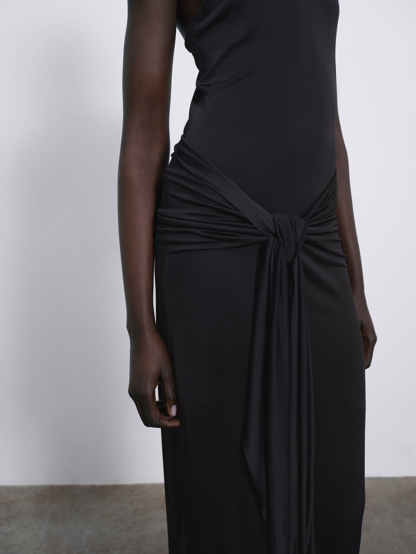 Kael Contour Tie Maxi Dress