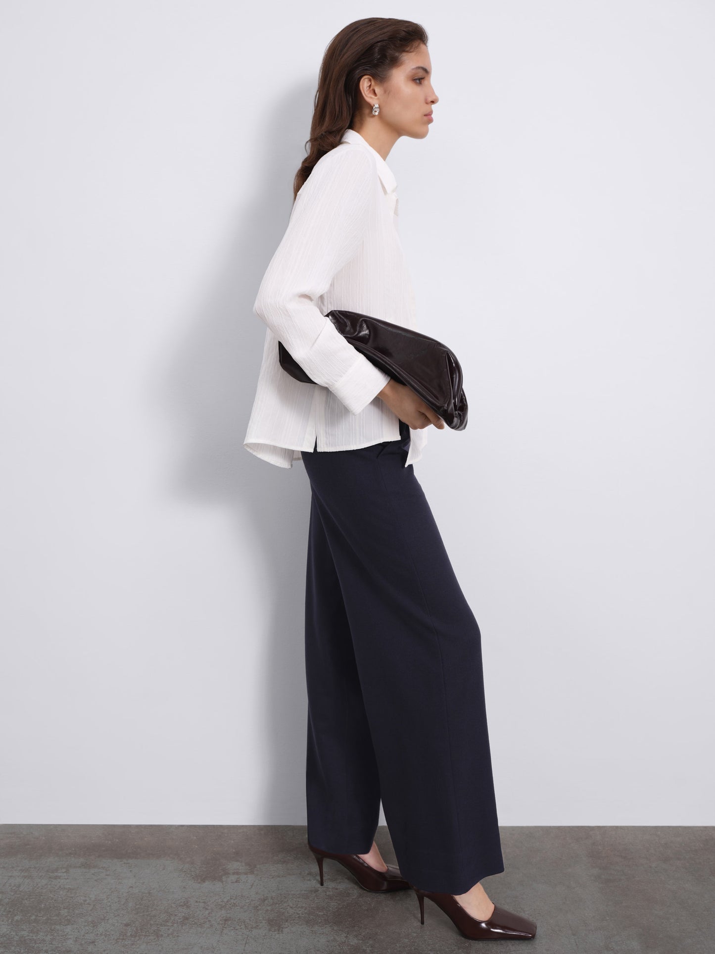 Lorin Asymmetric Stripe Shirt