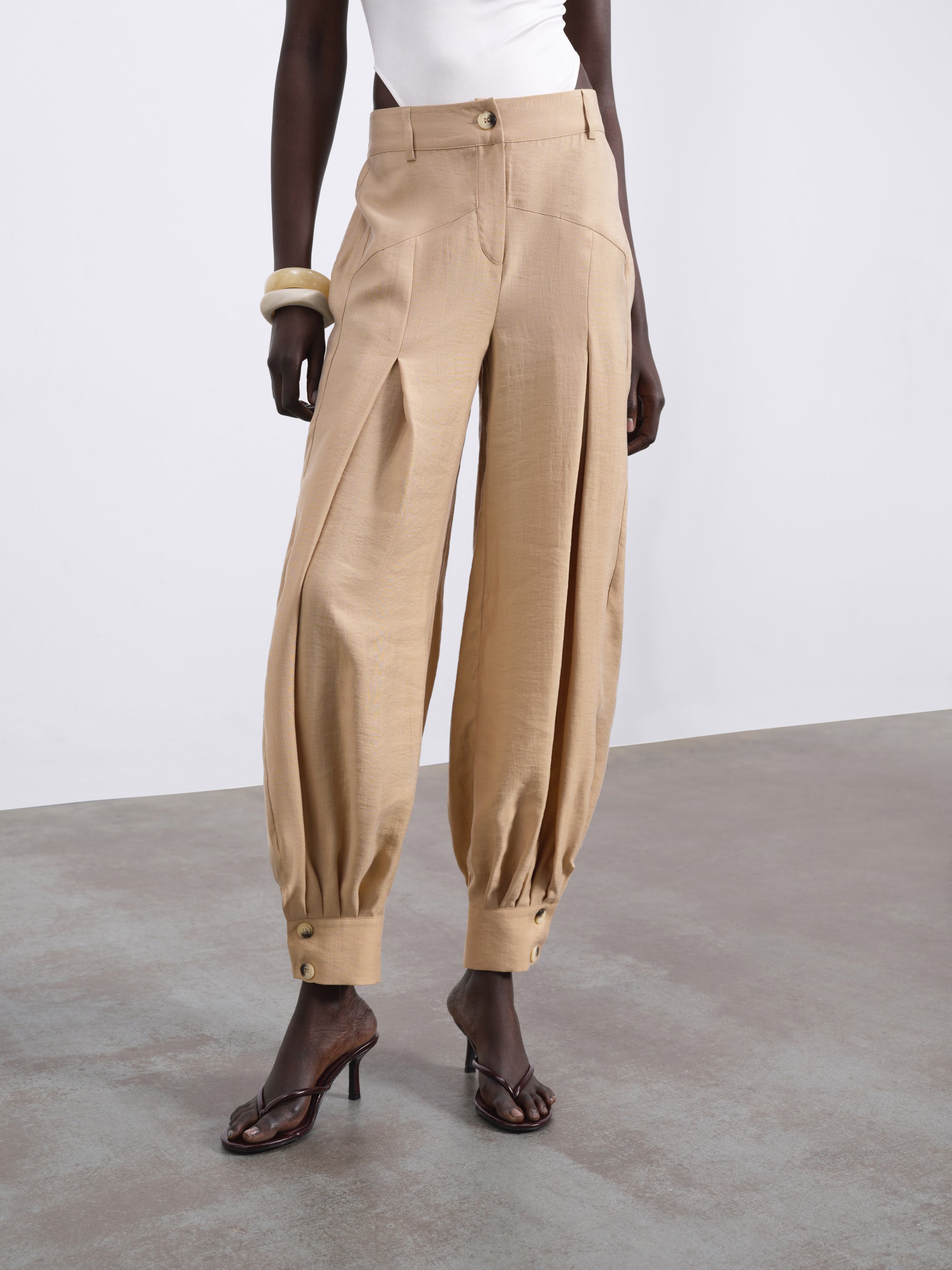Nessa Pleated Balloon Trousers