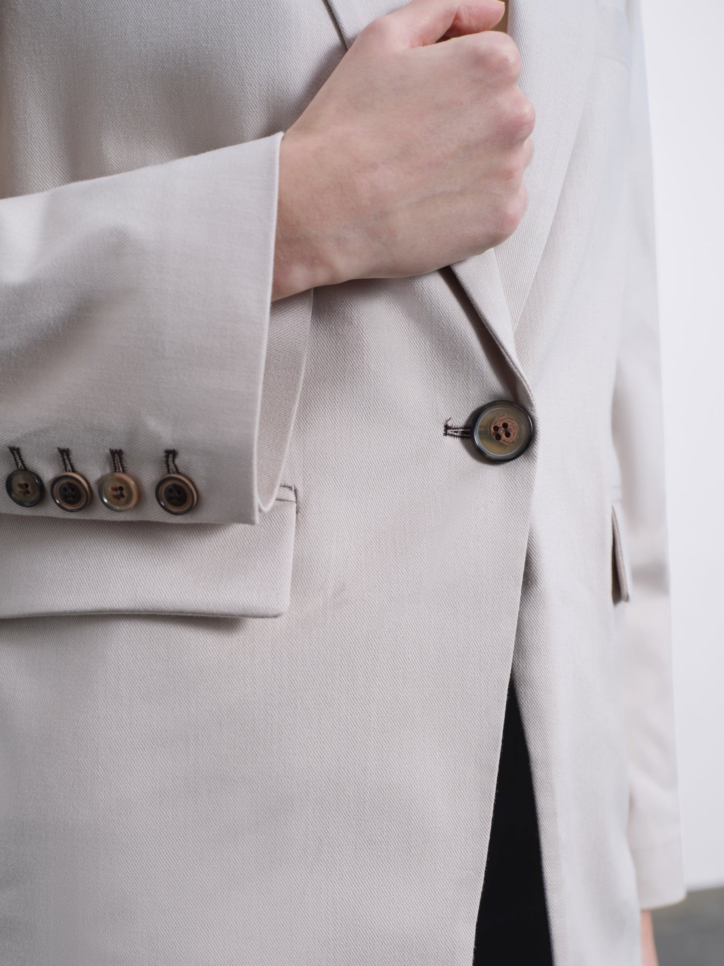 Noema One-Button Oversized Blazer