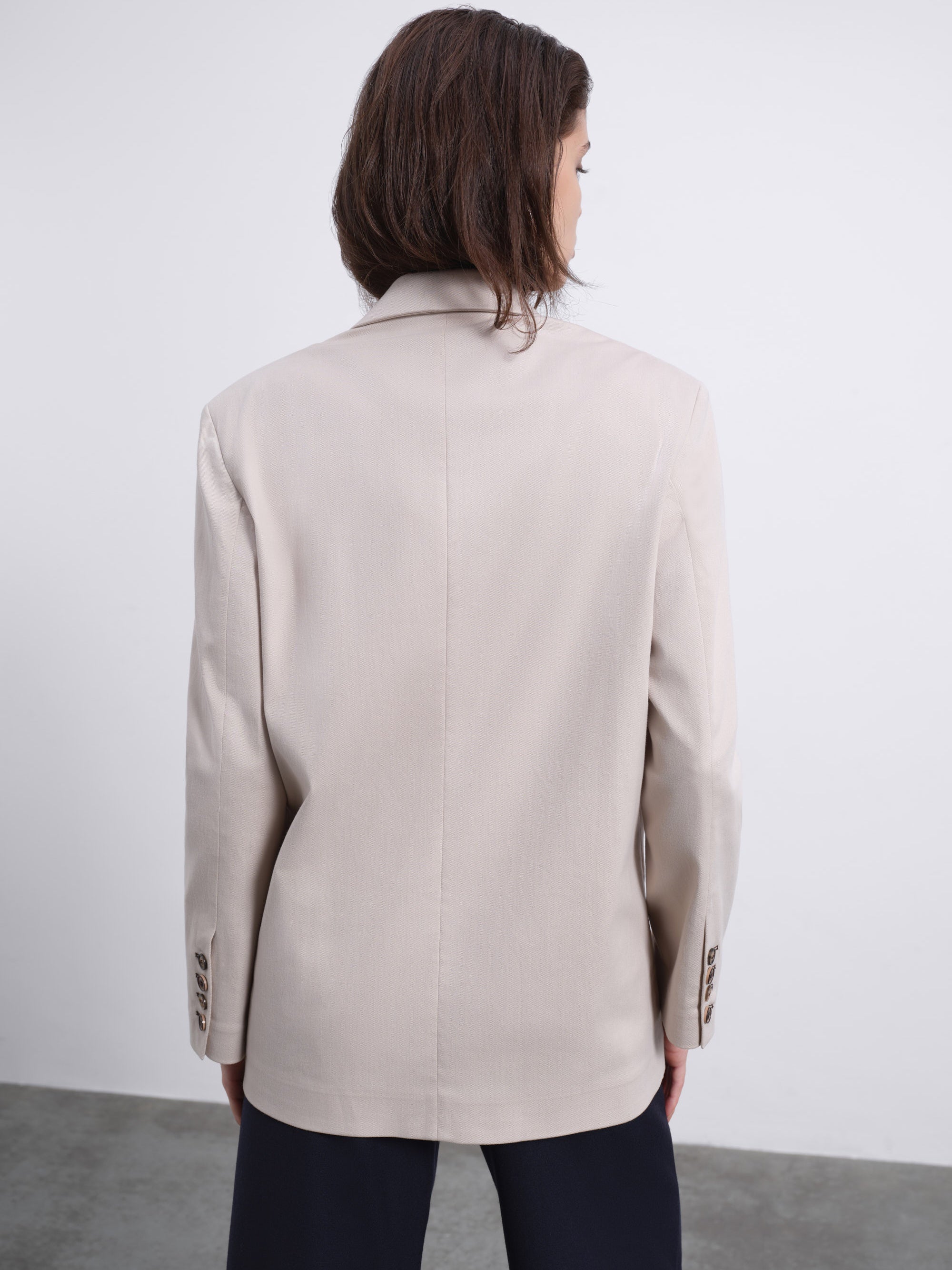 Noema One-Button Oversized Blazer