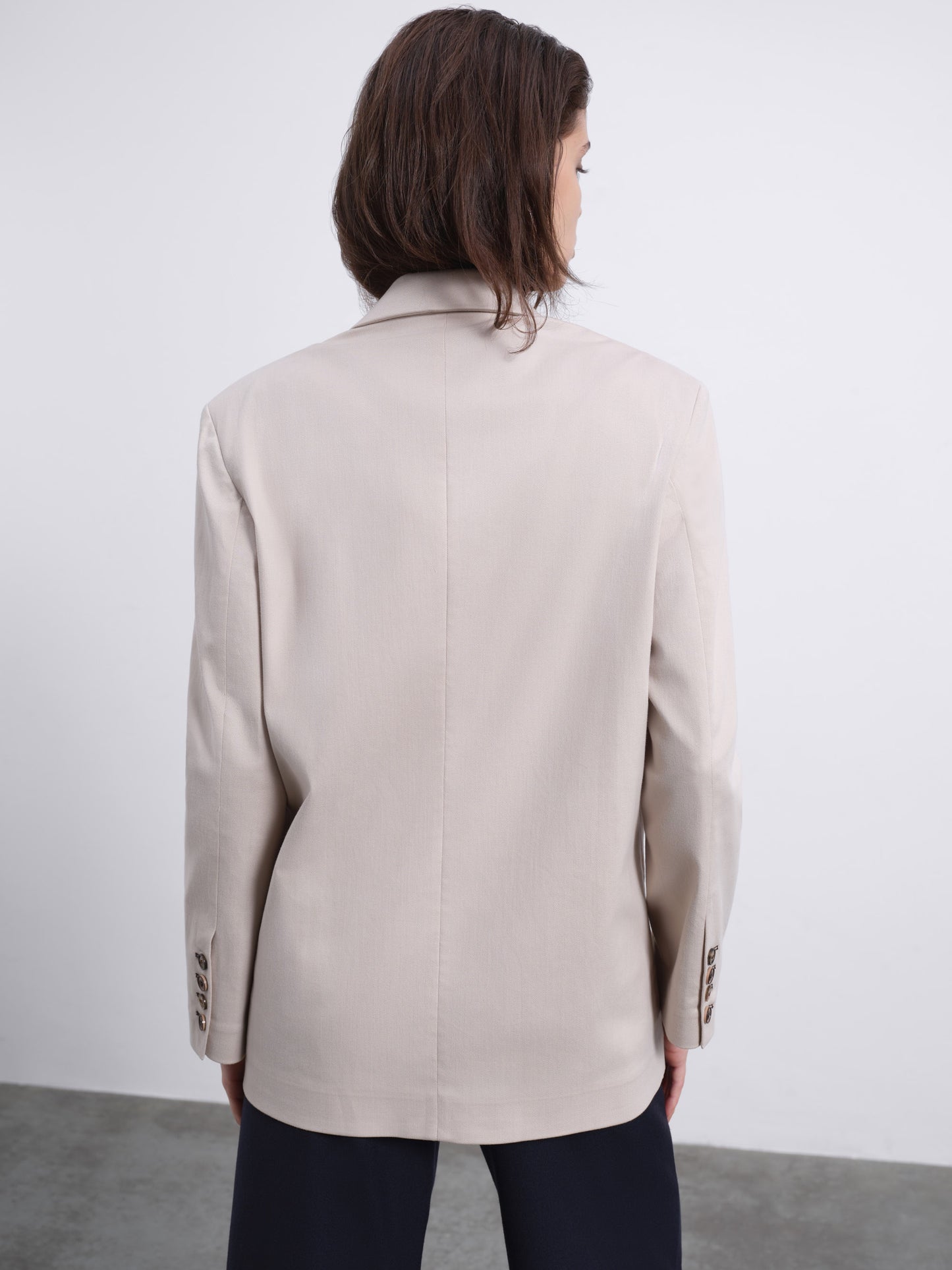 Noema One-Button Oversized Blazer