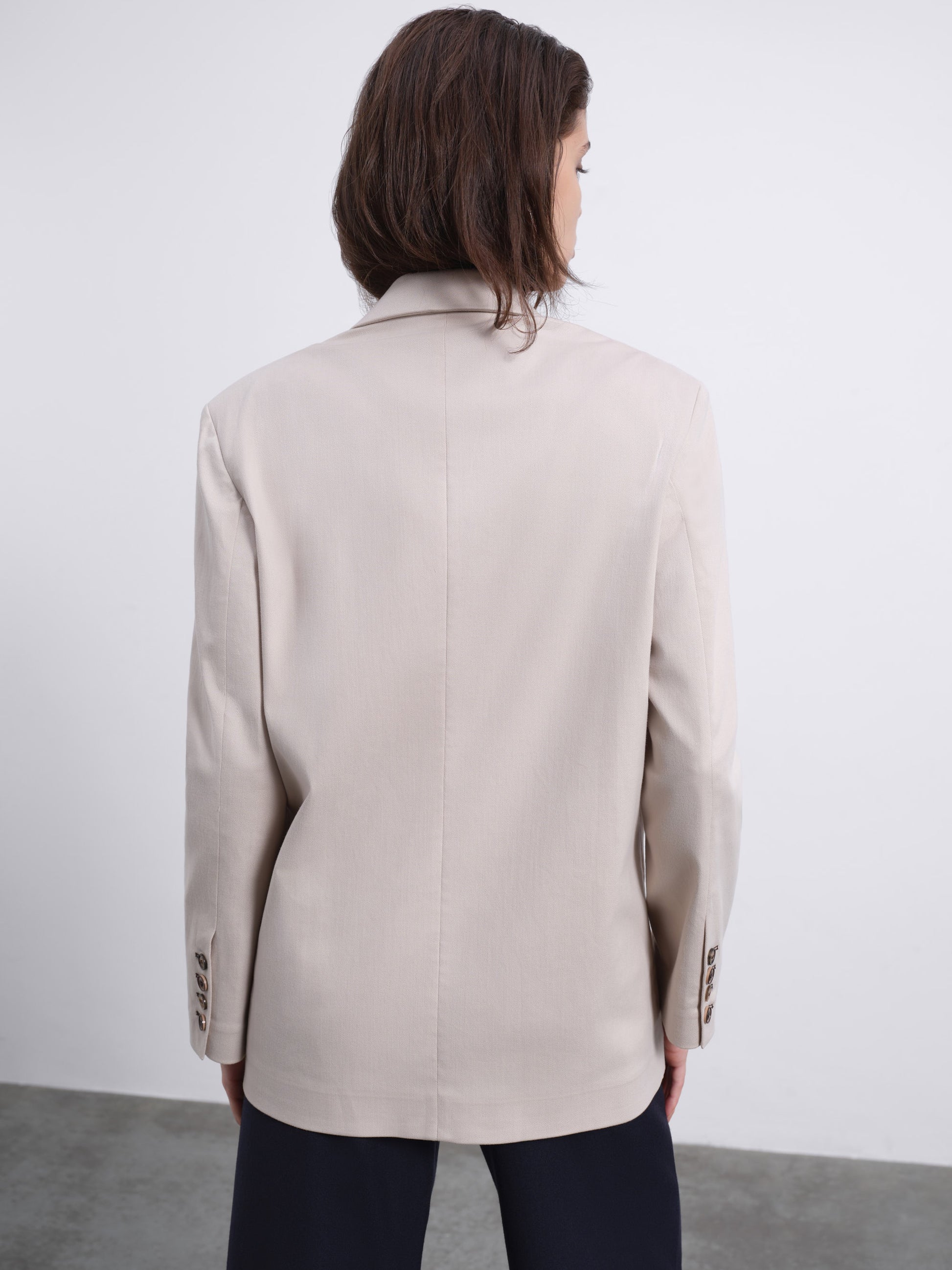 Noema One-Button Oversized Blazer