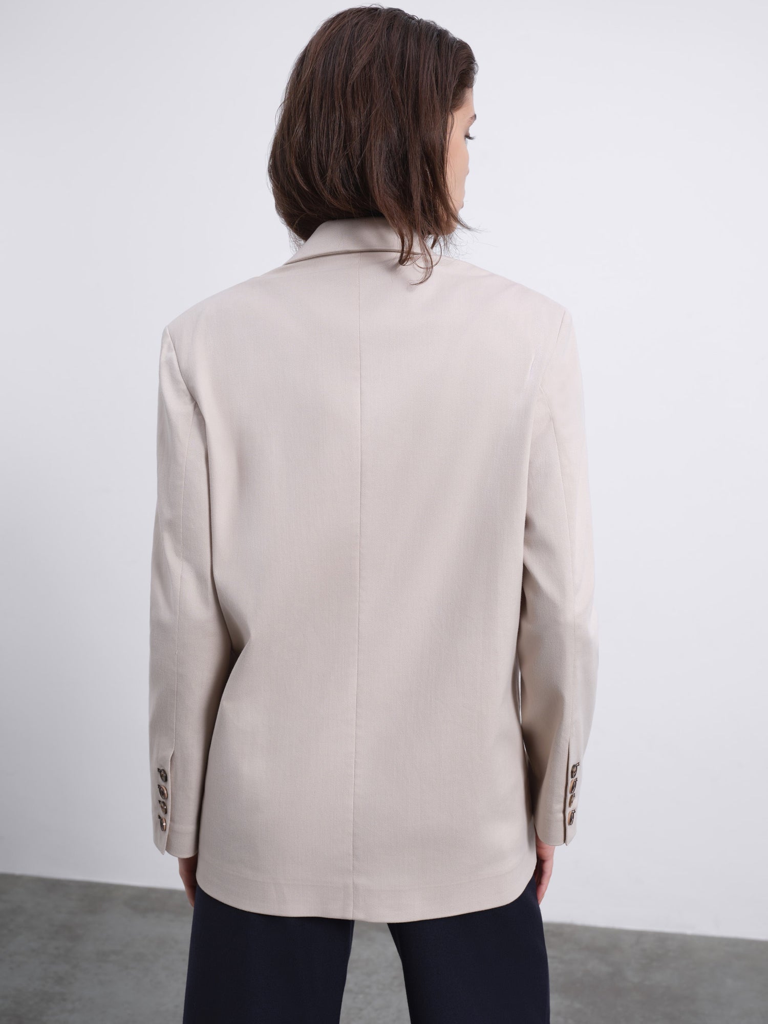 Noema One-Button Oversized Blazer