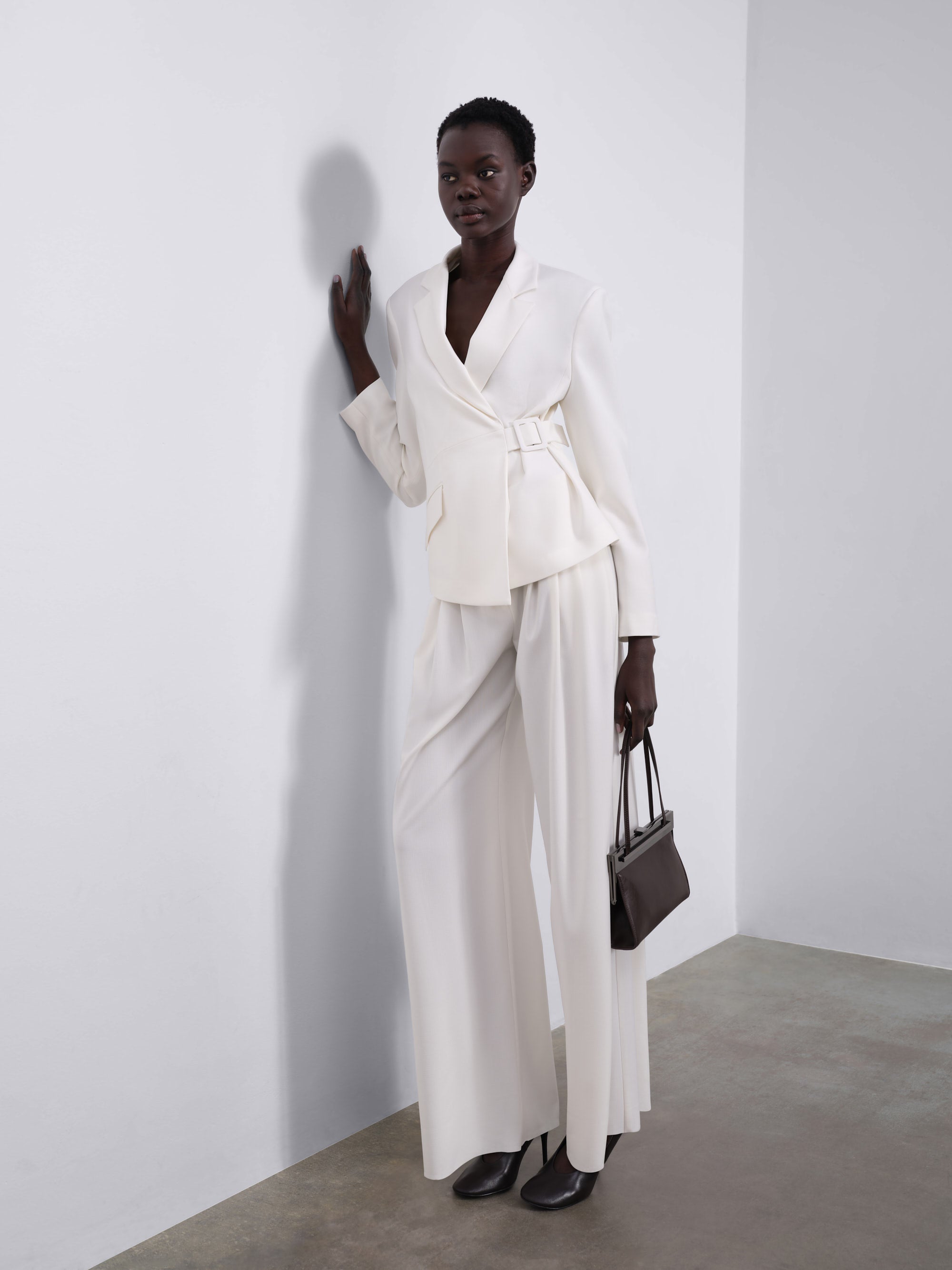 Nore Front Pleat Tailored Trousers