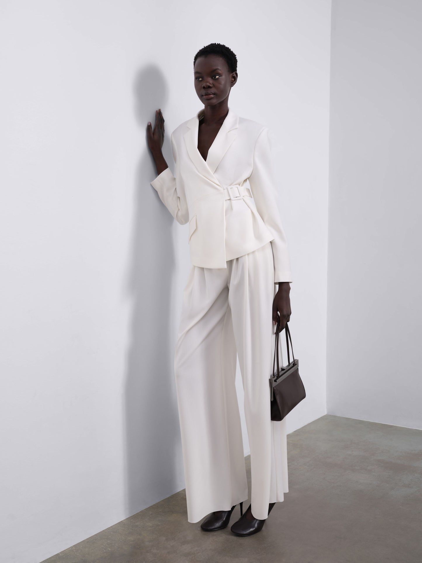 Nore Front Pleat Tailored Trousers