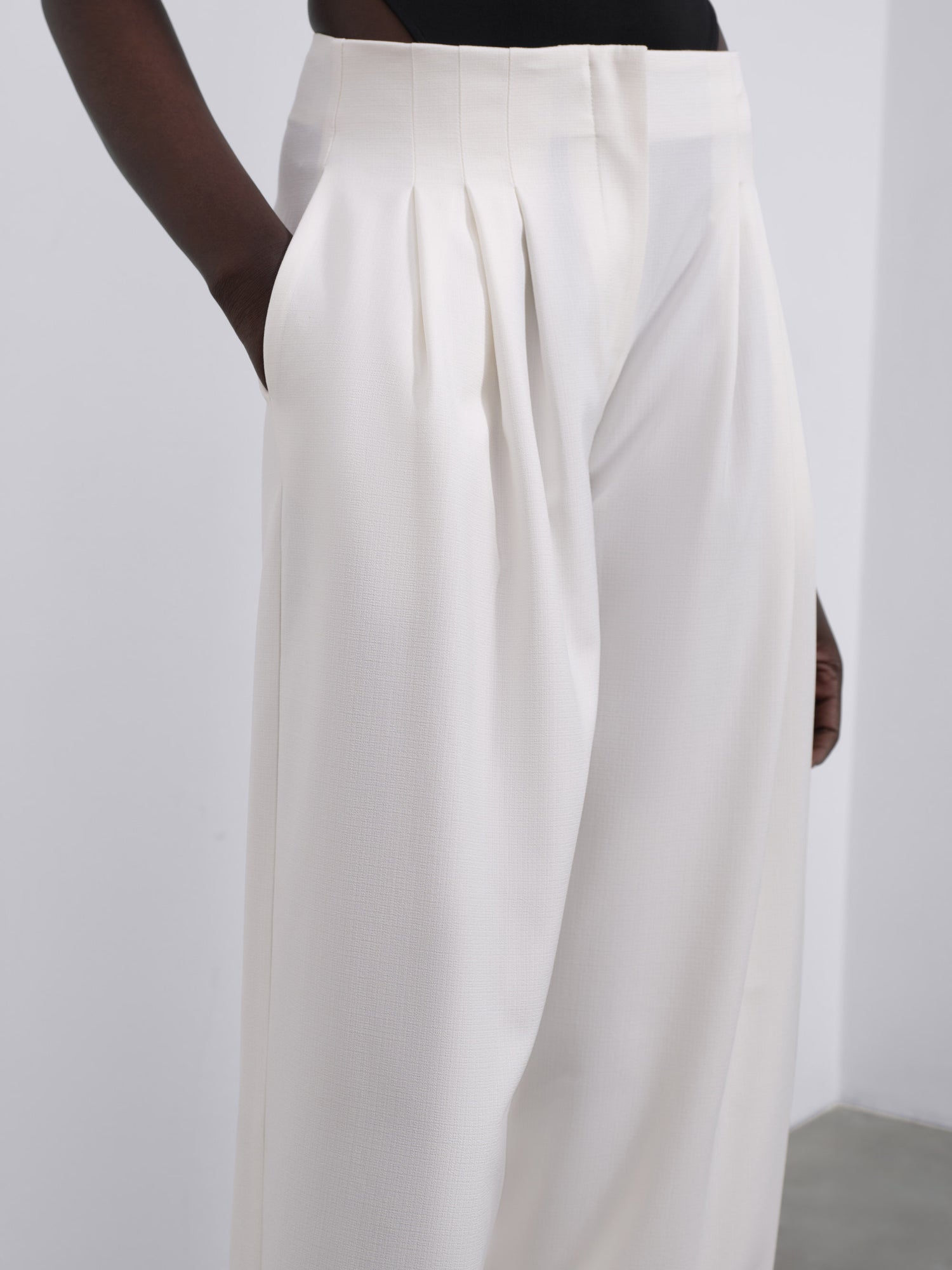 Nore Front Pleat Tailored Trousers