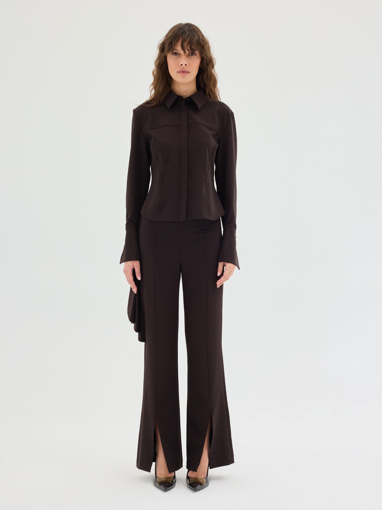 Rielle Handkerchief-Detail Trousers