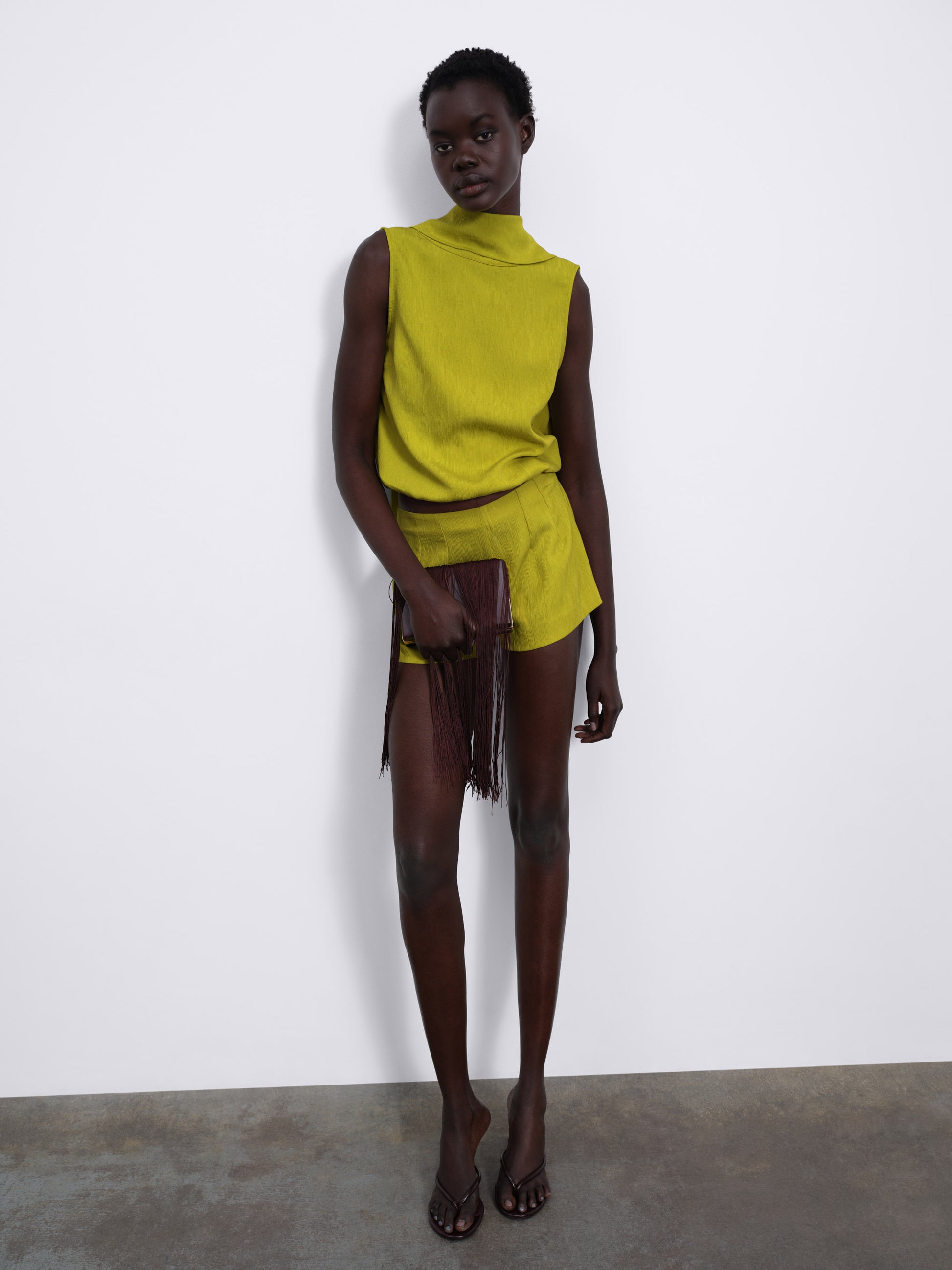 Selis Textured Baloon Trousers