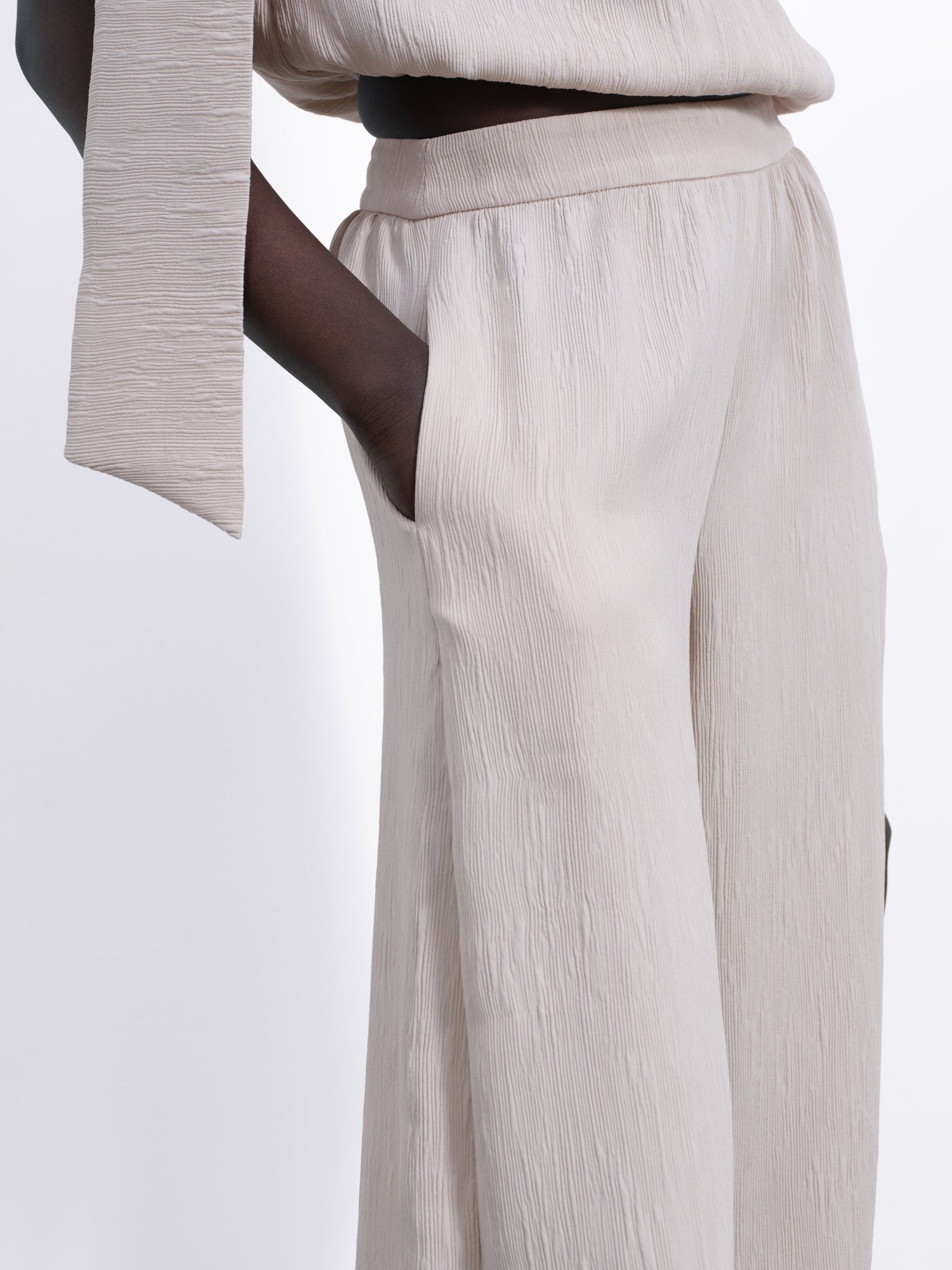 Selis Textured Baloon Trousers